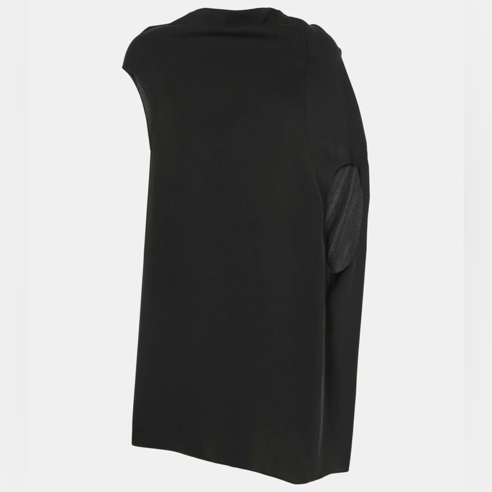 The Row Aria Draped Silk Top